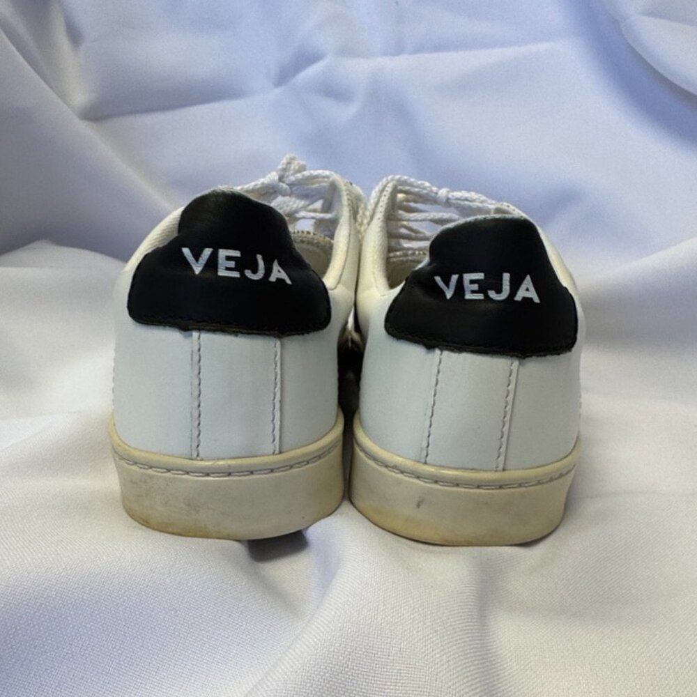 Veja White & Green Kids/Womens Tennis Shoes 5M/7M - Picture 7 of 12
